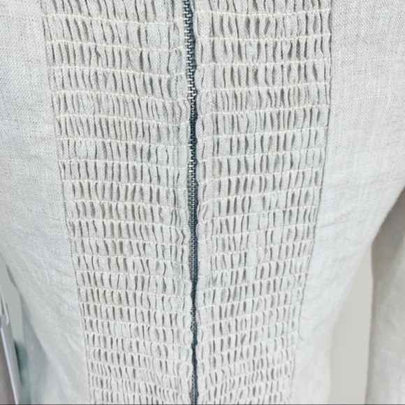 💋Reformation Anton linen oatmeal long sleeve midi maxi dress. Size 6 - Picture 9 of 12